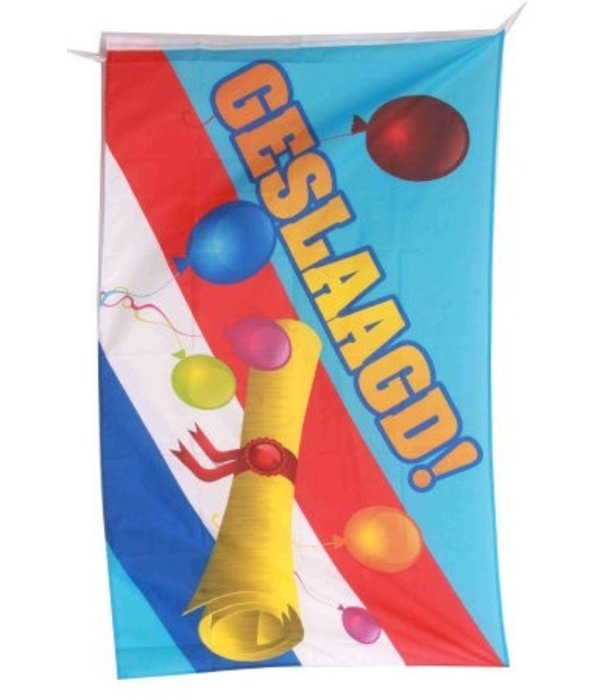 Gevelvlag Geslaagd NL-vlag / Diploma