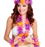 Hawaii verkleedset multikleur