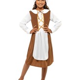 Middeleeuws boerin meisje