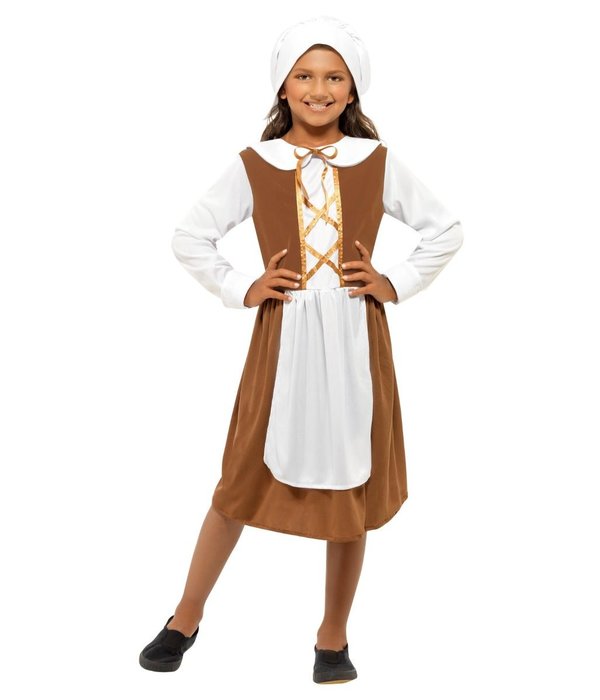 Middeleeuws boerin meisje