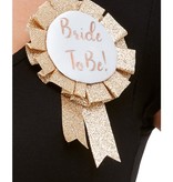 Bride To Be Rozet Rose Goud