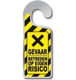 Deurhanger Betreden Op Eigen Risico