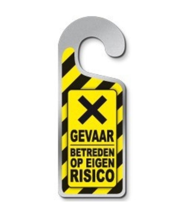 Deurhanger Betreden Op Eigen Risico