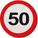 Servetten verkeersbord 50 jaar