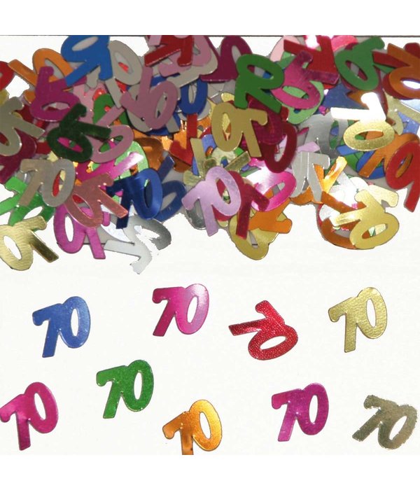 70 Jaar Tafeldecoratie / Sierconfetti
