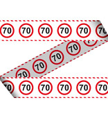 70 Jaar Afzetlint Verkeersbord - 15 meter