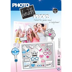 Foto Props Gender Reveal 20 stuks
