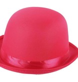 Bolhoed satijn roze