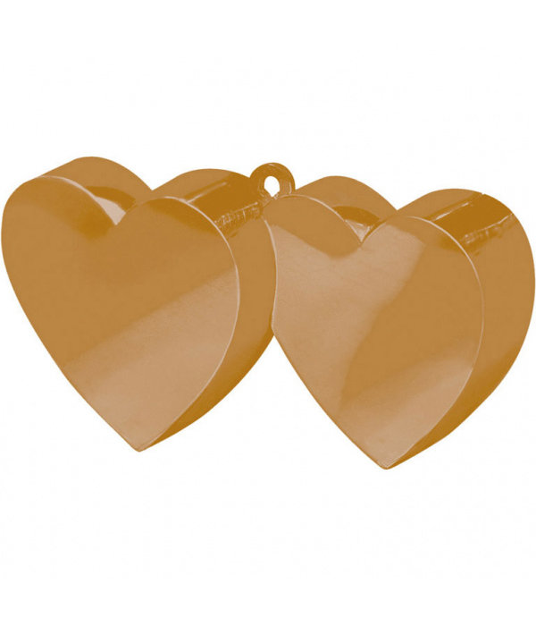 Ballongewicht dubbel hart goud 150gr