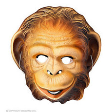 Plastic kindermasker aap