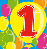 Servetten 1 Jaar - 20 Stuks