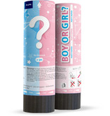 Babyshower geslacht partypopper 15 cm - Meisje