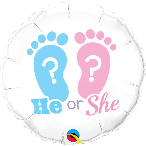 Folieballon Gender Reveal - 45cm