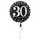FolieBallon 30 jaar happy birthday sparkling gold 43cm