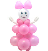 Knutselset Ballonfiguur Geboorte Meisje