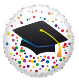 Folieballon Geslaagd hoed