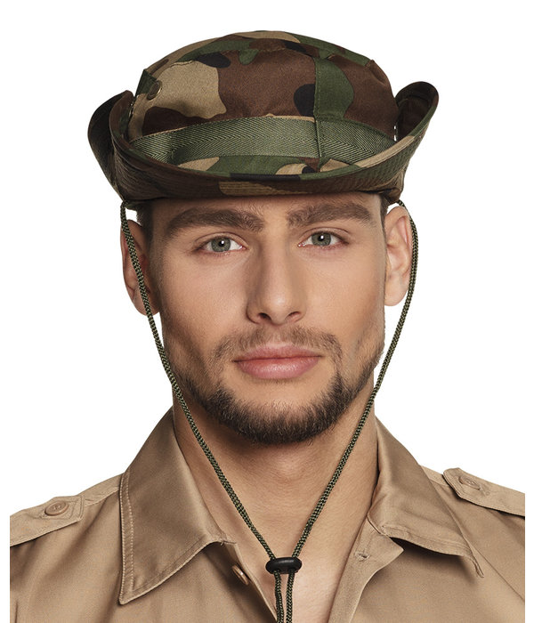 Padvinders camouflage hoed