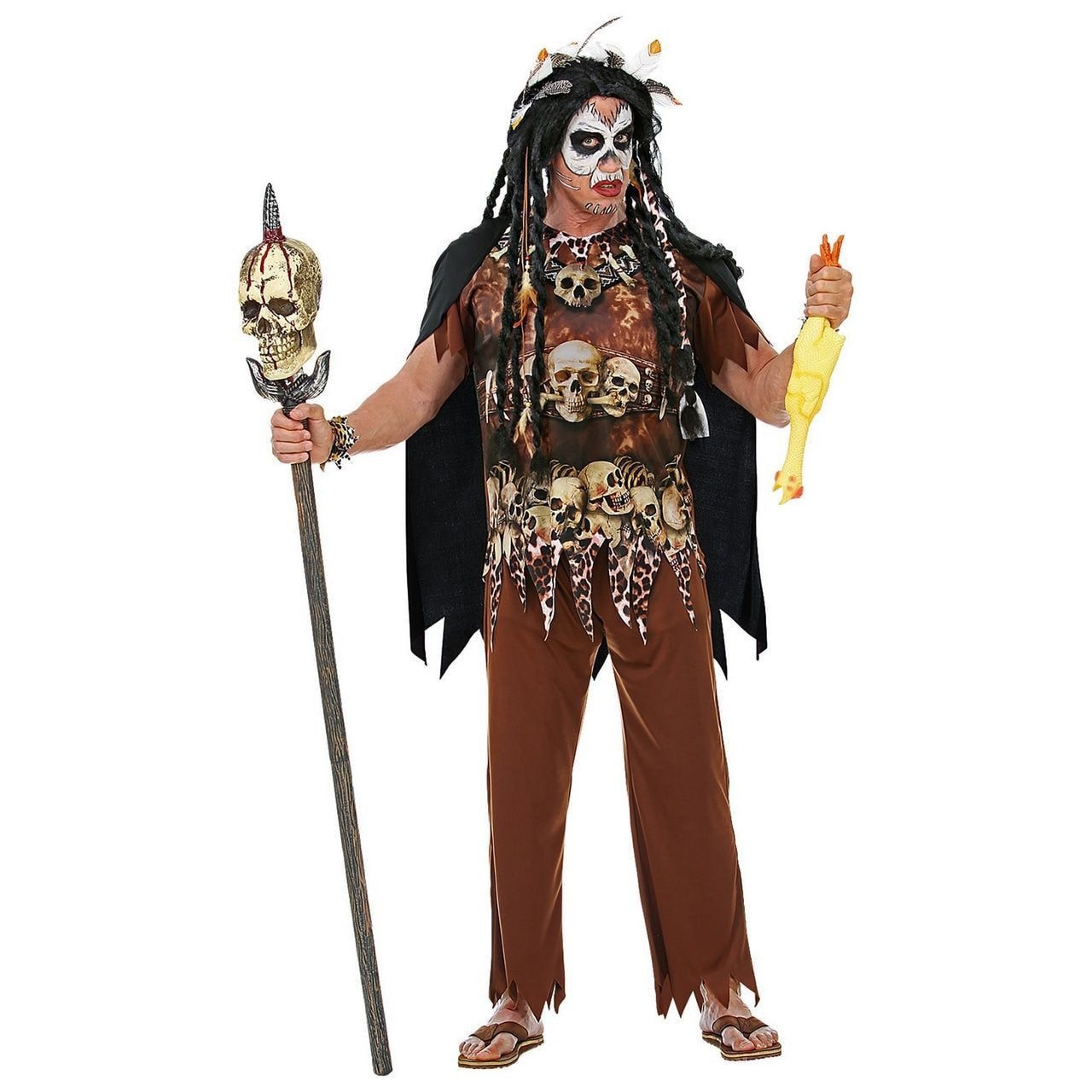 Voodoo Priester Man Kostuum Feestbazaar Nl
