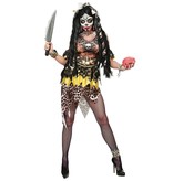 Voodoo Priesteres Vrouw Kostuum