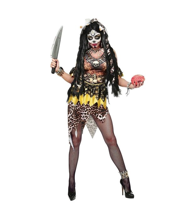 Voodoo Priesteres Vrouw Kostuum