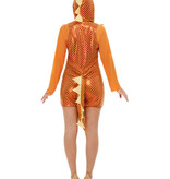 Drakenpakje vrouw oranje