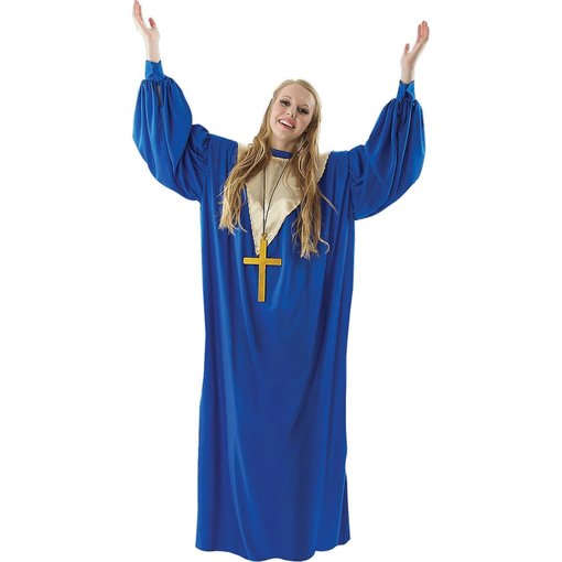 Gospel Zanger Toga blauw