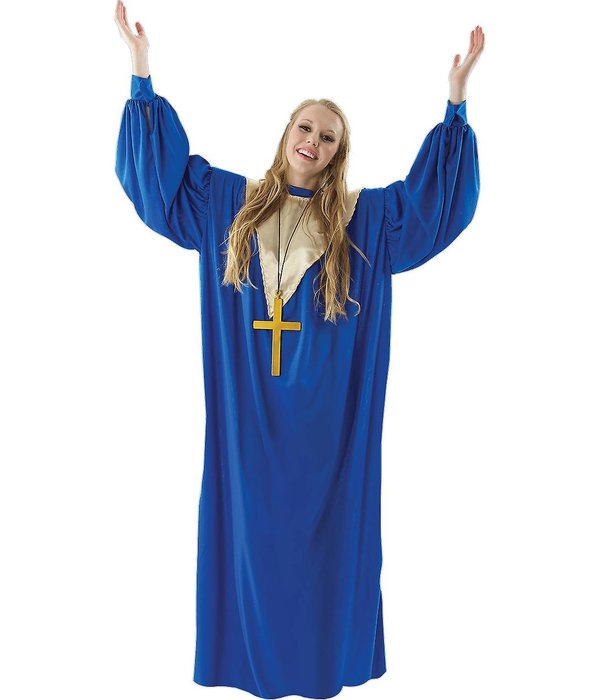 Gospel Zanger Toga blauw