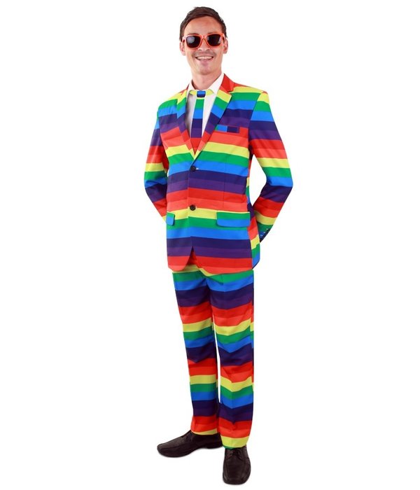 Regenboog kostuum 3-delig