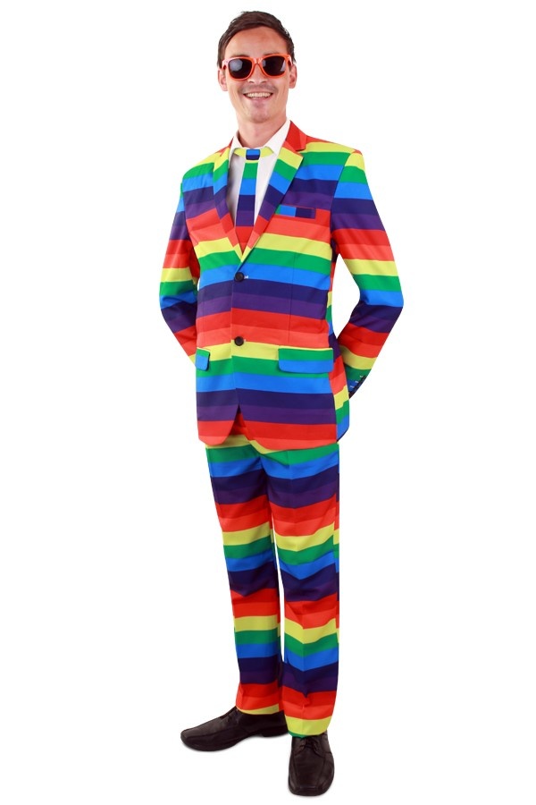 Regenboog kostuum 3-delig