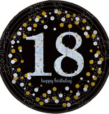 Bordjes 18 Jaar Sparkling Gold