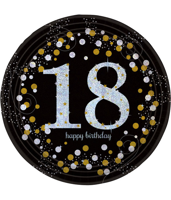 Bordjes 18 Jaar Sparkling Gold