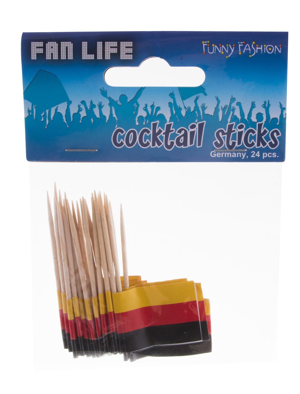 Cocktailprikkers Duitsland - 24 Stuks afbeelding