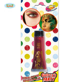 Glitter tube creme rood