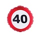 Folieballon verkeersbord 40 jaar
