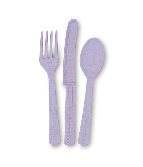 18 Stuks Lila Bestek Assorti