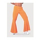 Hippie broek bi-stretch man neon oranje