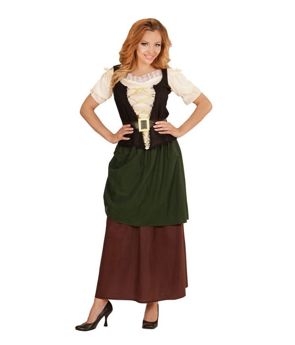 Middeleeuwse Herberg Dame Kostuum