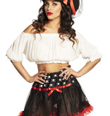 Piraten rokje vrouw