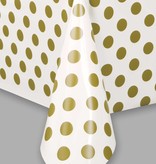 Tafelkleed Goud Met Stippen