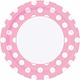 Feestbordjes Roze Met Stippen - 8 Stuks