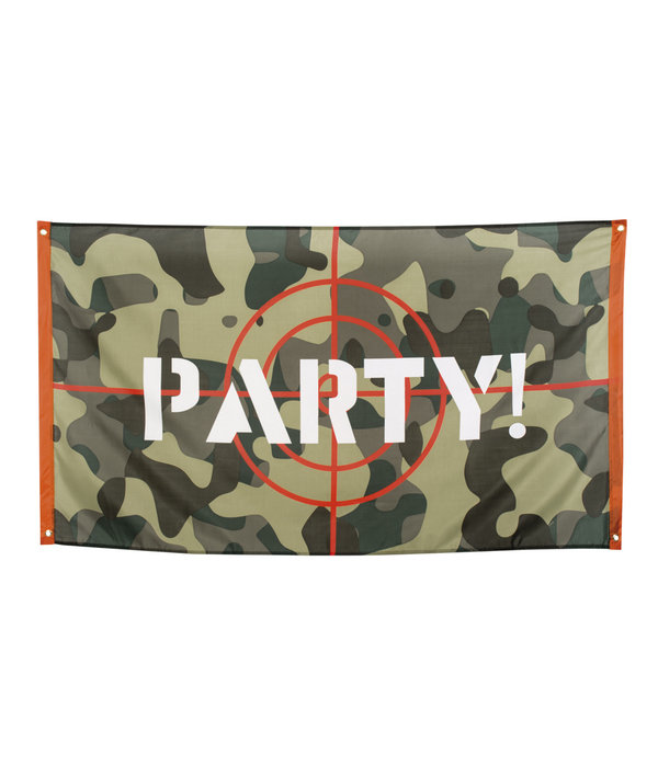 Leger Party vlag 90 x 150 cm