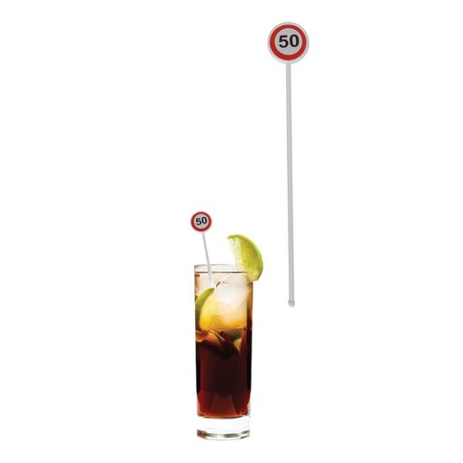 Roerstokjes verkeersbord 50 jaar