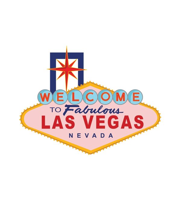 Wanddecoratie Las Vegas