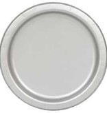 Bordjes Zilver 20 Stuks - 18 cm