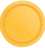 Bordjes Geel 20 Stuks - 18 cm