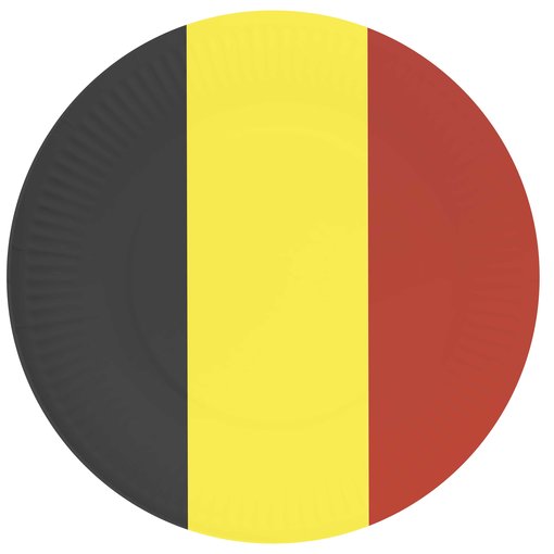 Feestborden België - 23 cm