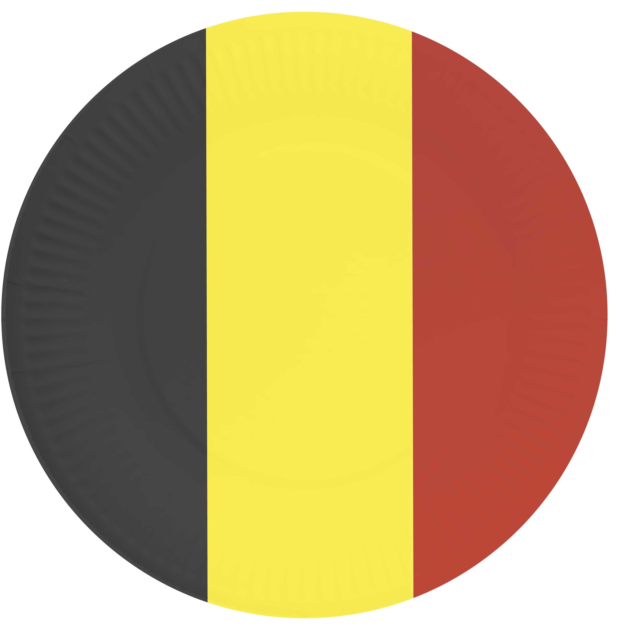 Feestborden België - 23 cm afbeelding