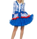 Jas Holland Luxe Dames Delfs Blauw