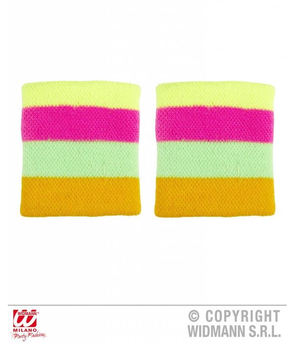 Polsbanden neon meerkleurig