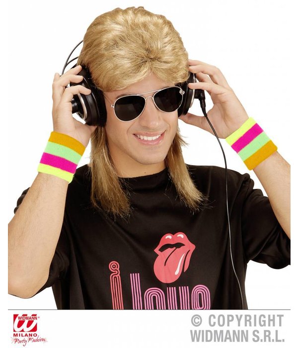 Polsbanden neon meerkleurig